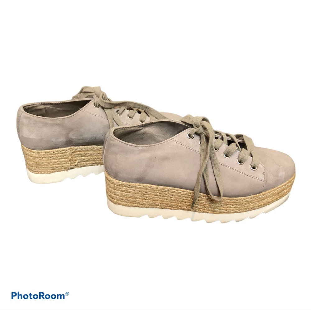 Steve Madden Suede Platform Espadrille Sneaker